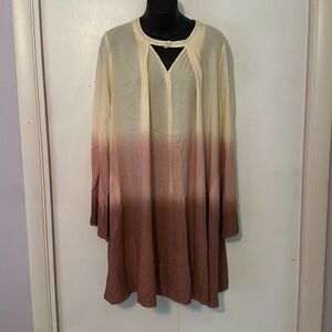 Boutique Davi & Dani Ombré Shirt Dress | NWT, Large